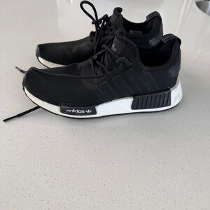 Adidas Black and White Athletic Shoes